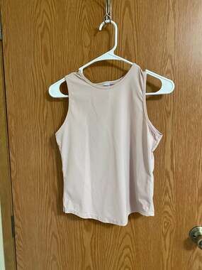 Alo Yoga Women's Pink Athletic Workout Tank Top Size L